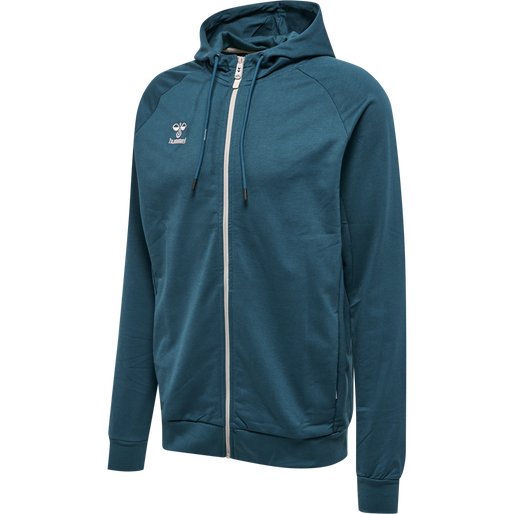 Hummel Men's Move Grid Cotton Zip Hoodie Mens Apparel Sweatshirts & Fleece