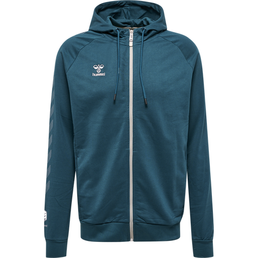 Hummel Men's Move Grid Cotton Zip Hoodie Mens Apparel Sweatshirts & Fleece