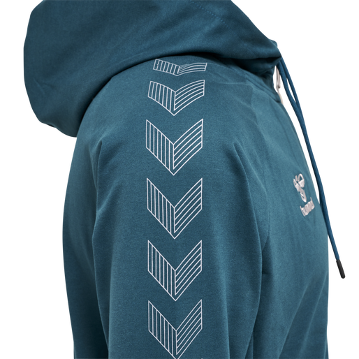 Hummel Men's Move Grid Cotton Zip Hoodie Mens Apparel Sweatshirts & Fleece