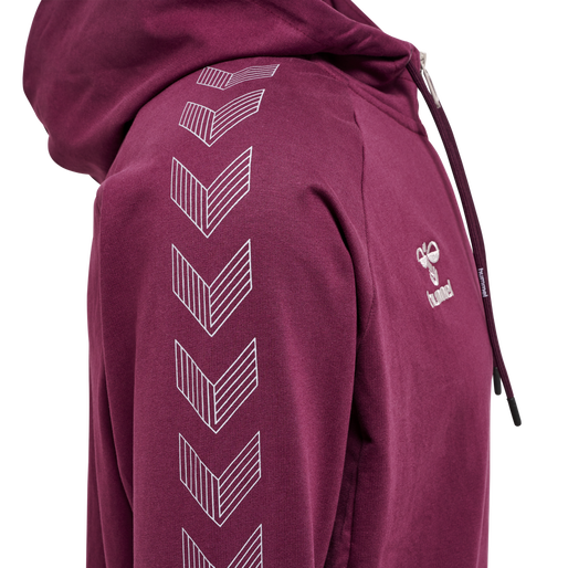 Hummel Men's Move Grid Cotton Zip Hoodie Mens Apparel Sweatshirts & Fleece