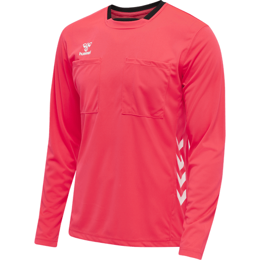 Hummel Men's Referee Chevron Long Sleeve Jersey Soccer Uniforms & Apparel All