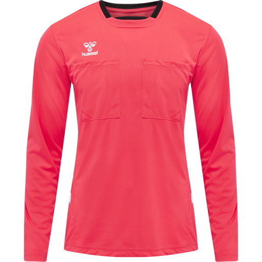 Hummel Men's Referee Chevron Long Sleeve Jersey Soccer Uniforms & Apparel All
