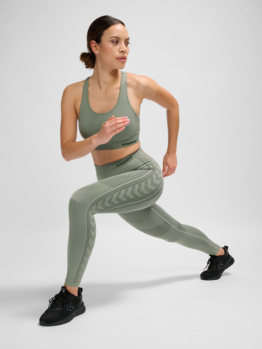 Hummel Women's Mt Shaping Seamless Mid Waist Tights Womens Apparel Pants & Sweatpants
