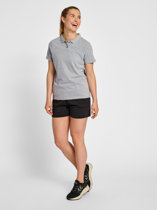 Hummel Women's Red Classic Polo Womens Apparel Shirts & Tops