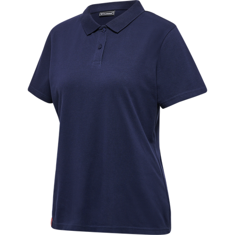 Hummel Women's Red Classic Polo Womens Apparel Shirts & Tops