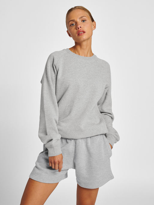 Hummel Women's Red Classic Sweatshirt Womens Apparel Sweatshirts & Fleece