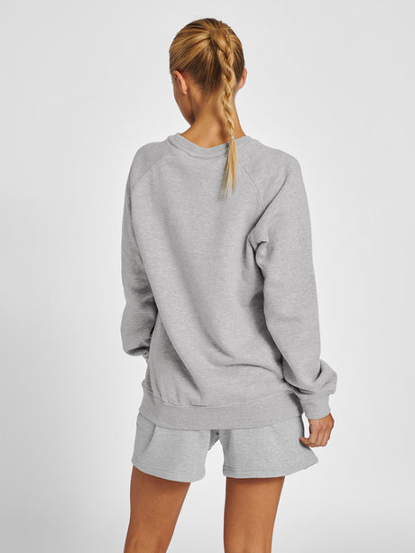 Hummel Women's Red Classic Sweatshirt Womens Apparel Sweatshirts & Fleece