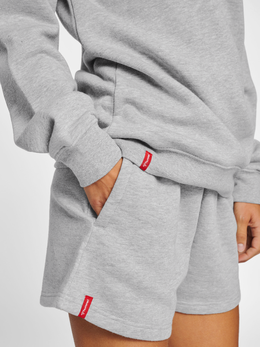 Hummel Women's Red Classic Sweatshirt Womens Apparel Sweatshirts & Fleece