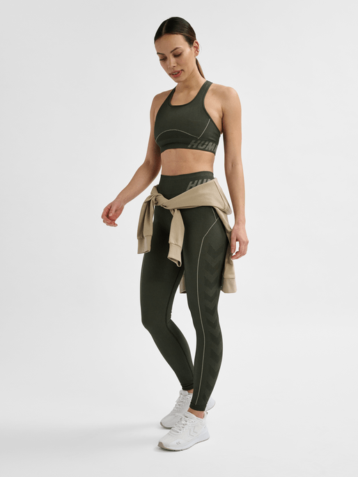 Hummel Women's Te Christel Seamless Mid Waist Tights Womens Apparel Pants & Sweatpants