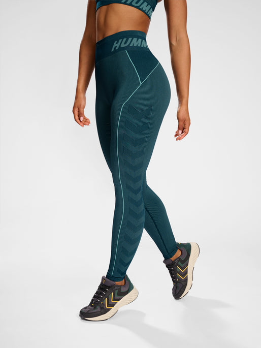 Hummel Women's Te Christel Seamless Mid Waist Tights Womens Apparel Pants & Sweatpants