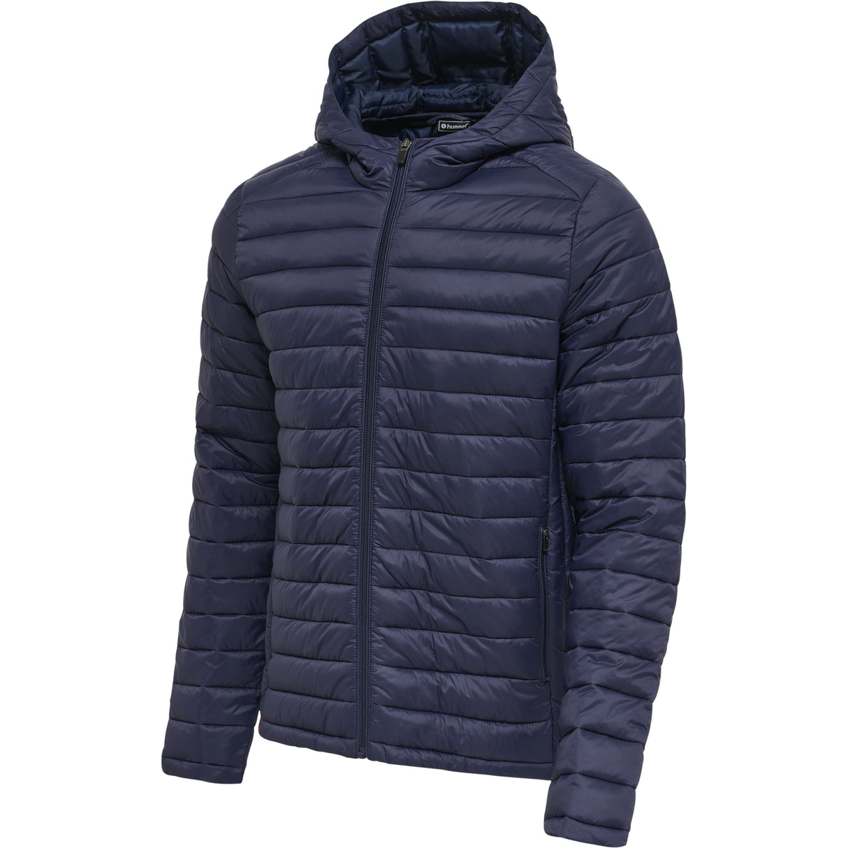 Hummel Men's Red Quilted Hood Jacket Mens Apparel Jackets & Vests