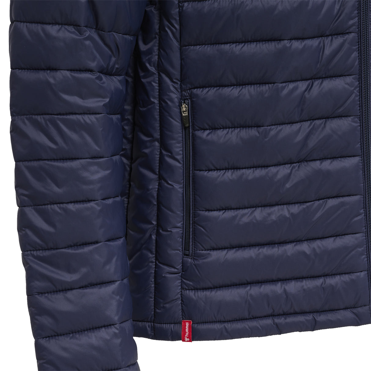 Hummel Men's Red Quilted Hood Jacket Mens Apparel Jackets & Vests