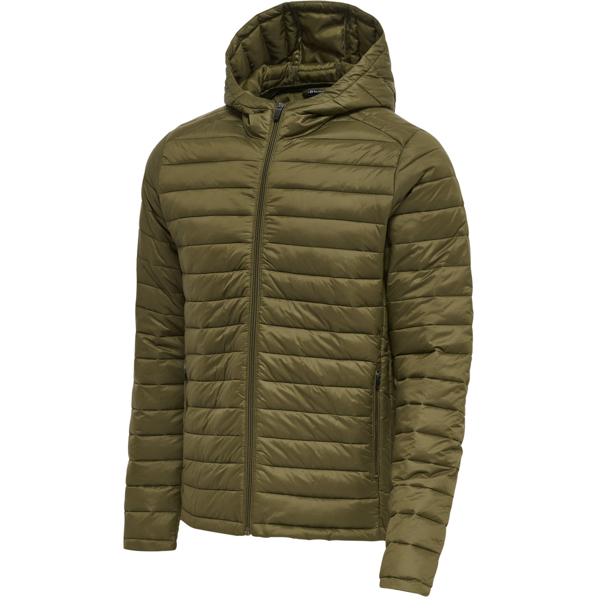 Hummel Men's Red Quilted Hood Jacket Mens Apparel Jackets & Vests