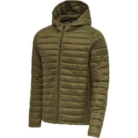 Hummel Men's Red Quilted Hood Jacket Hummel