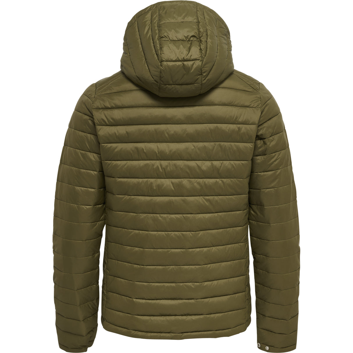 Hummel Men's Red Quilted Hood Jacket Mens Apparel Jackets & Vests