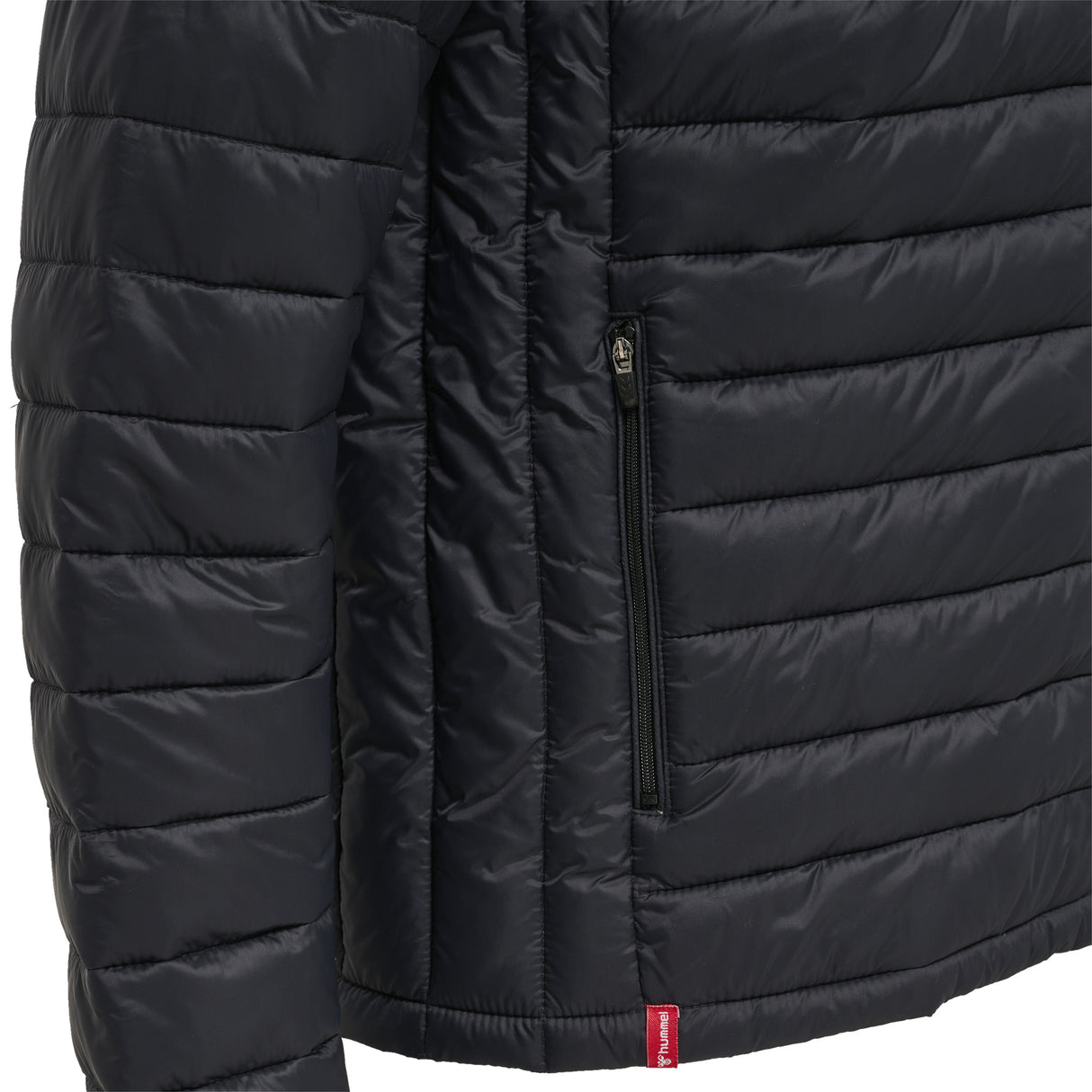Hummel Men's Red Quilted Hood Jacket Mens Apparel Jackets & Vests