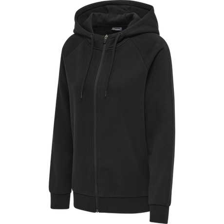 Hummel Women's Red Classic Zip Hoodie Womens Apparel Sweatshirts & Fleece