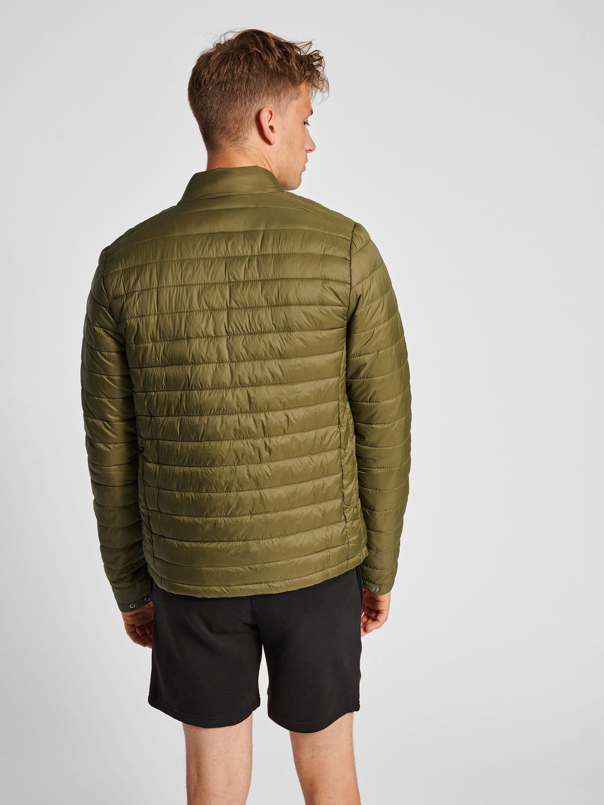 Hummel Men's Red Quilted Jacket Mens Apparel Jackets & Vests