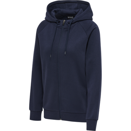 Hummel Women's Red Classic Zip Hoodie Womens Apparel Sweatshirts & Fleece