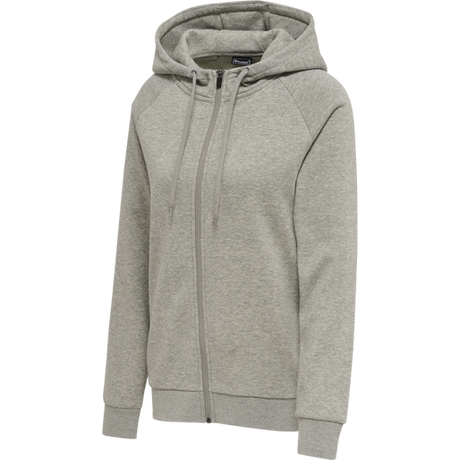 Hummel Women's Red Classic Zip Hoodie Womens Apparel Sweatshirts & Fleece