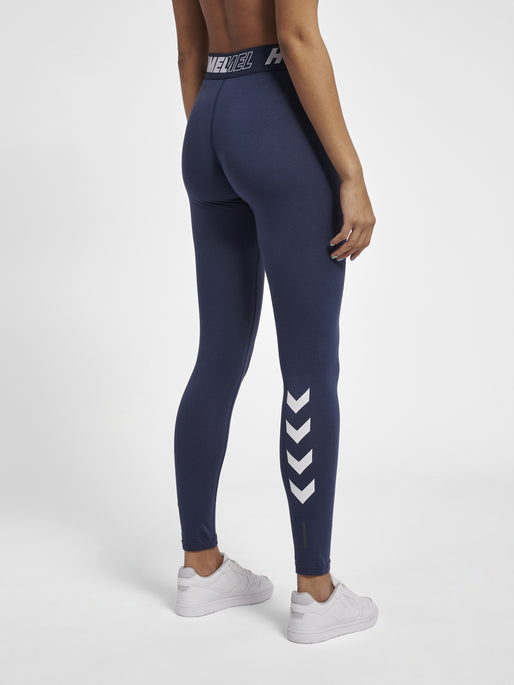 Hummel Women's Te Maja Mid Waist Cotton Tights Womens Apparel Pants & Sweatpants