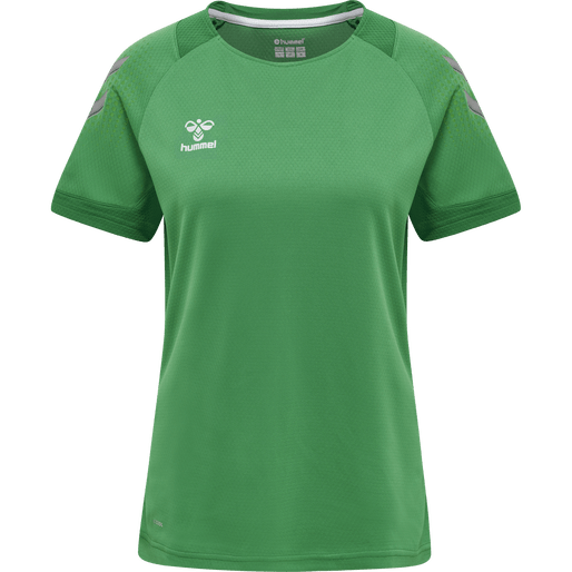 Hummel Women's Lead Short Sleeve Poly Training Jersey Womens Apparel Shirts & Tops