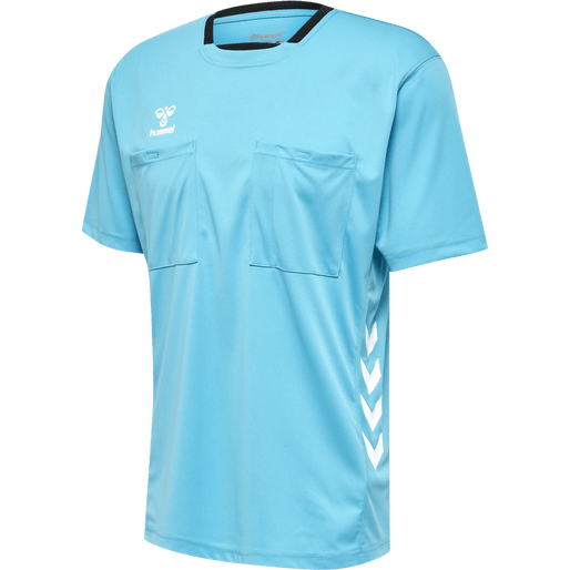 Hummel Men's Referee Chevron Short Sleeve Jersey Soccer Uniforms & Apparel All