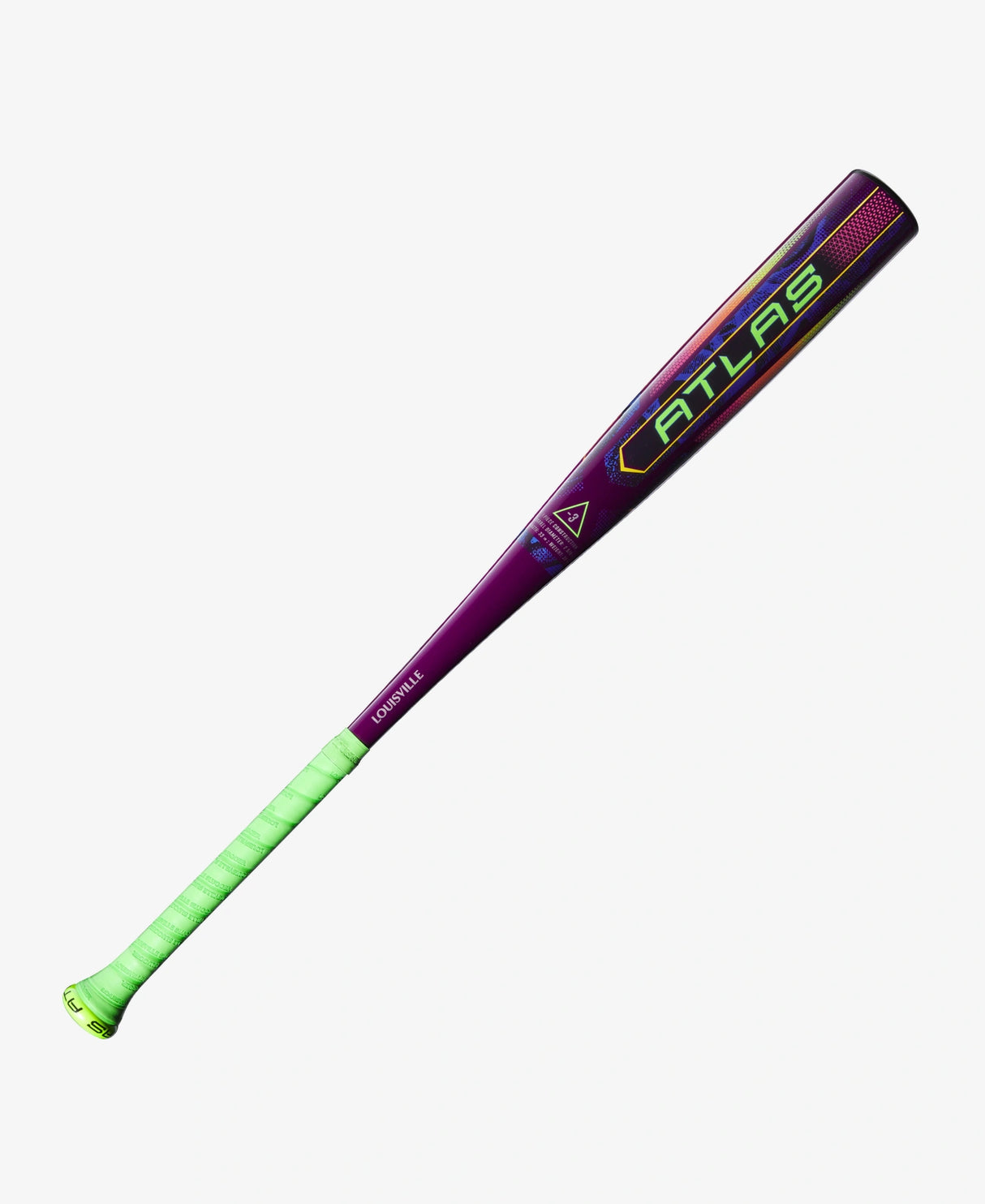Louisville Slugger 2025 CWS Atlas Neon Energy BBCOR Baseball Bat Baseball Bats All