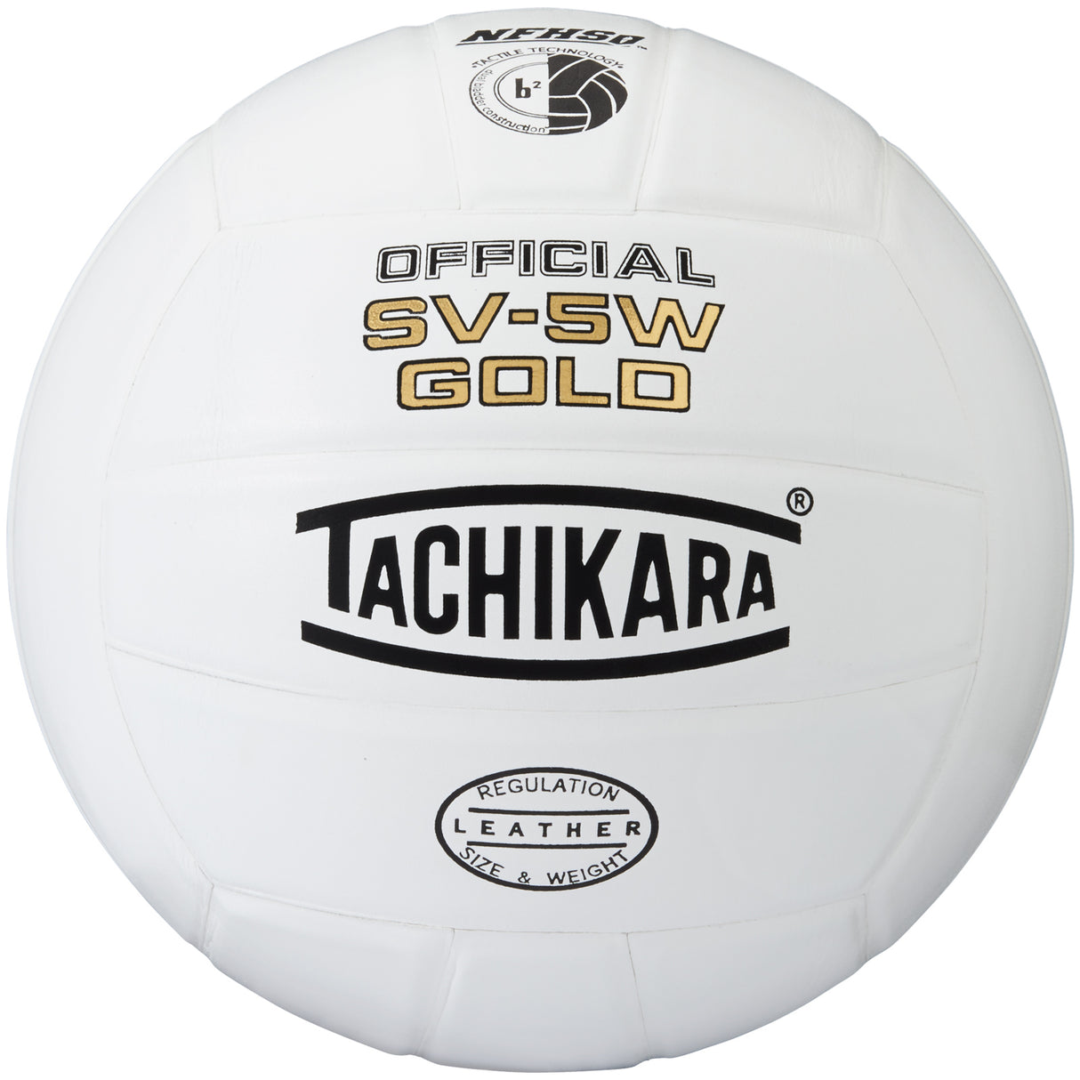 Tachikara SV5W Gold Premium Leather Volleyball Volleyball Volleyballs All