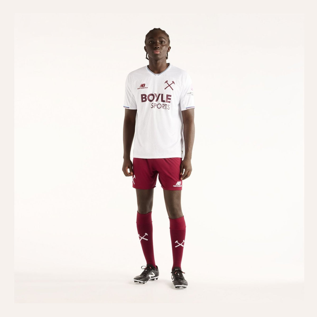 New Balance Adult West Ham United 26/27 Away Short Sleeve Soccer Jersey-7