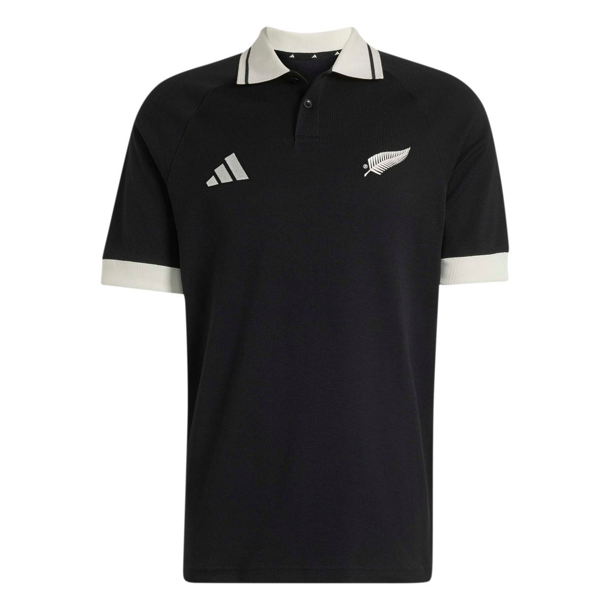 adidas Men's New Zealand Rugby Leisurewear Polo Shirt-1
