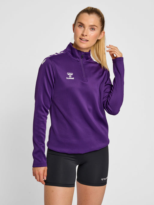 Hummel Women's Core XK Half-Zip Sweatshirt Womens Apparel Sweatshirts & Fleece