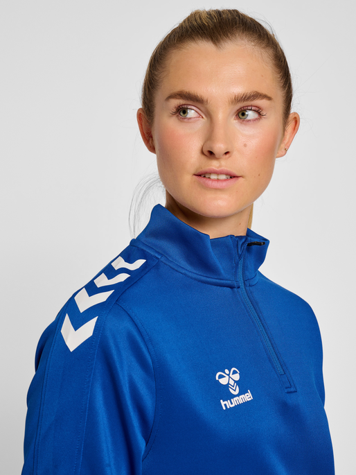Hummel Women's Core XK Half-Zip Sweatshirt Womens Apparel Sweatshirts & Fleece
