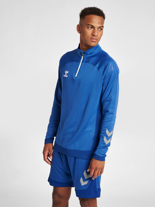 Hummel Men's Lead Half-Zip Jacket Mens Apparel Sweatshirts & Fleece