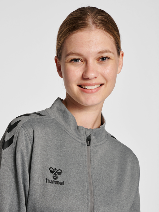 Hummel Women's Core XK Poly Zip Sweatshirt Womens Apparel Sweatshirts & Fleece