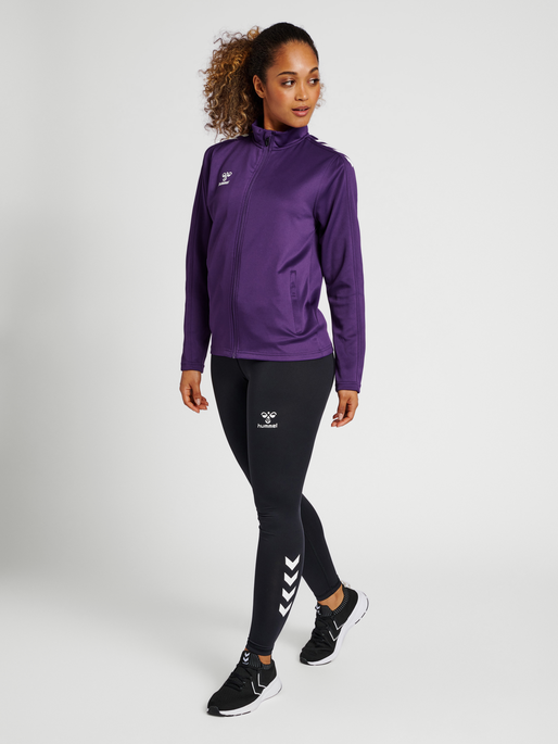 Hummel Women's Core XK Poly Zip Sweatshirt Womens Apparel Sweatshirts & Fleece