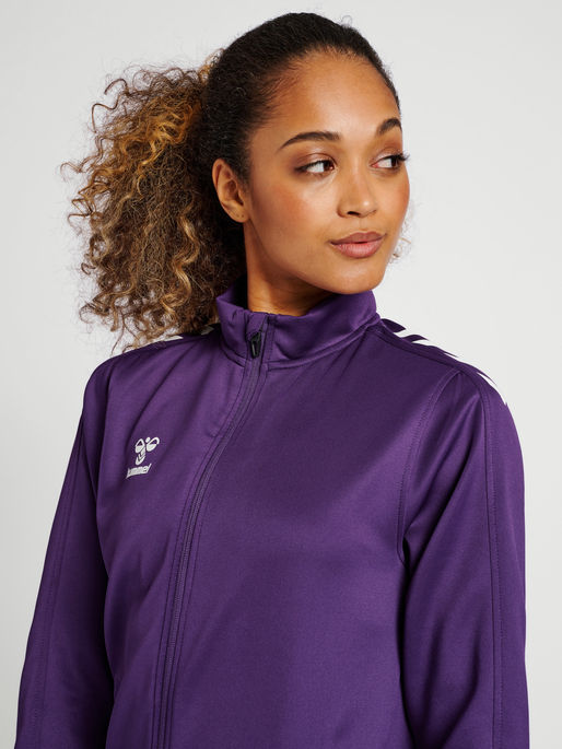 Hummel Women's Core XK Poly Zip Sweatshirt Womens Apparel Sweatshirts & Fleece