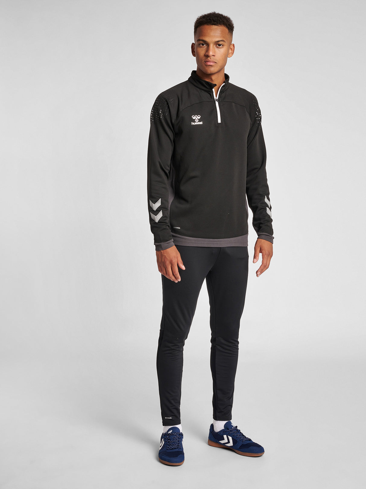 Hummel Men's Lead Half-Zip Jacket Mens Apparel Sweatshirts & Fleece