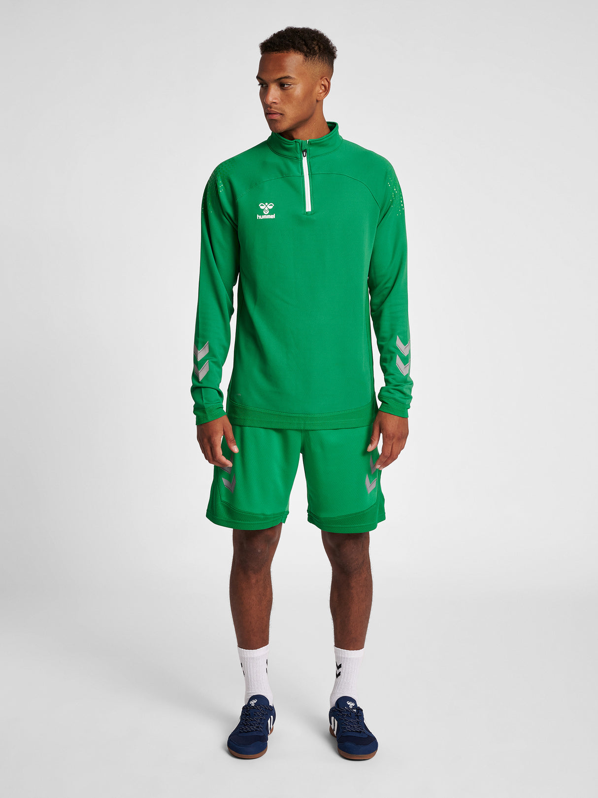 Hummel Men's Lead Half-Zip Jacket Mens Apparel Sweatshirts & Fleece