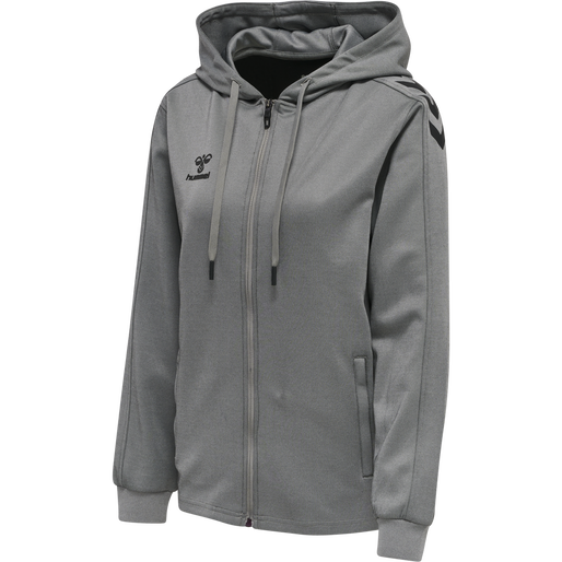 Hummel Women's Core XK Poly Zip Hoodie Womens Apparel Sweatshirts & Fleece