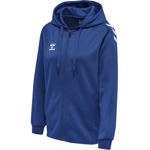 Hummel Women's Core XK Poly Zip Hoodie Womens Apparel Sweatshirts & Fleece