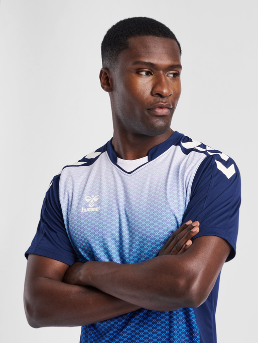 Hummel Men's Core XK Sublimation Short Sleeve Jersey Soccer Uniforms & Apparel All
