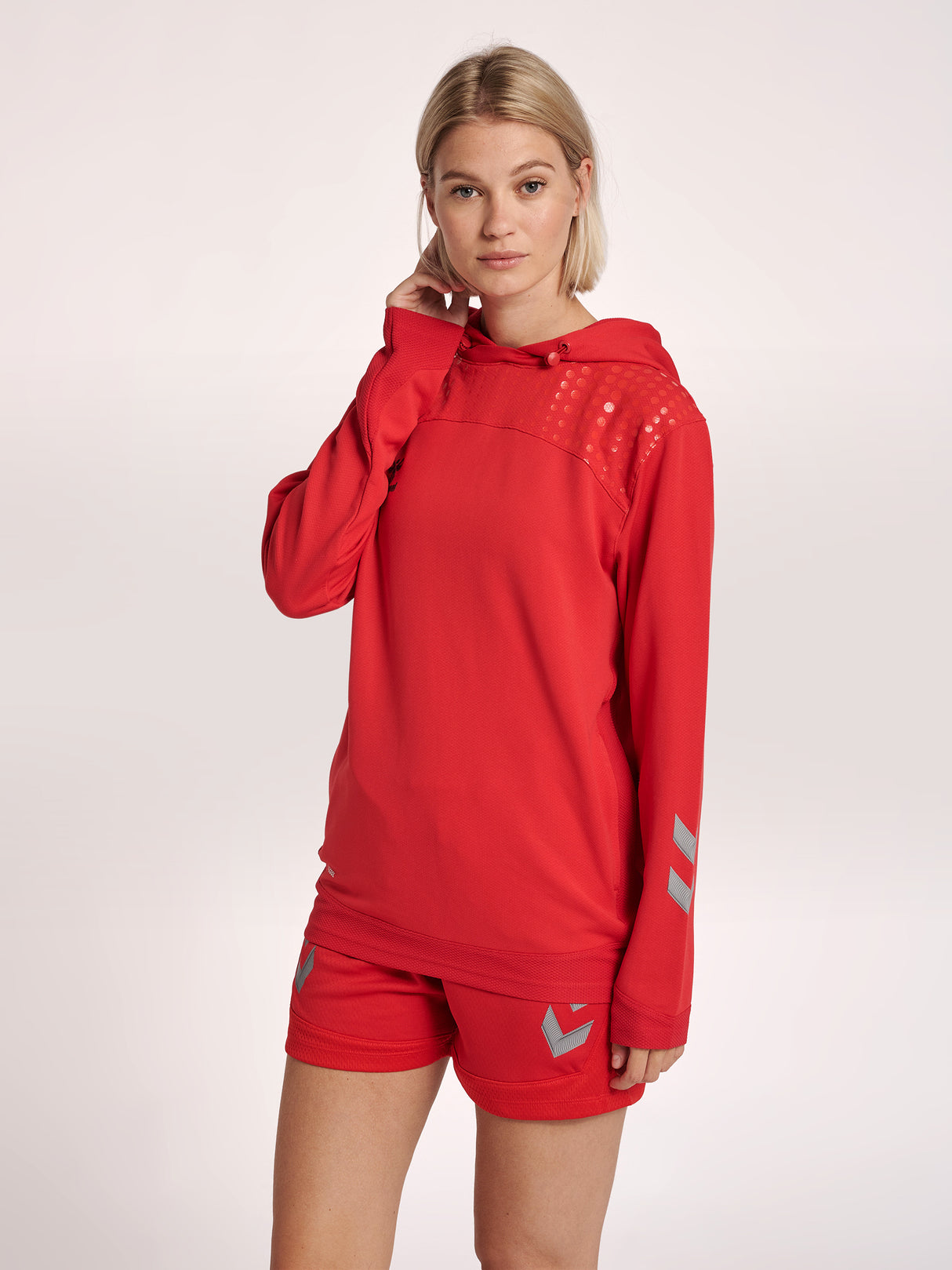 Hummel Women's Lead Poly Hoodie Womens Apparel Sweatshirts & Fleece