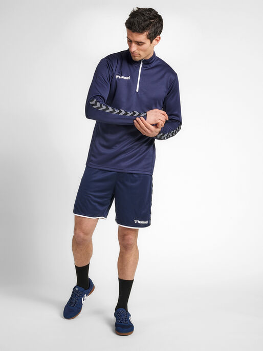 Hummel Men's Authentic Half Zip Sweatshirt Mens Apparel Sweatshirts & Fleece