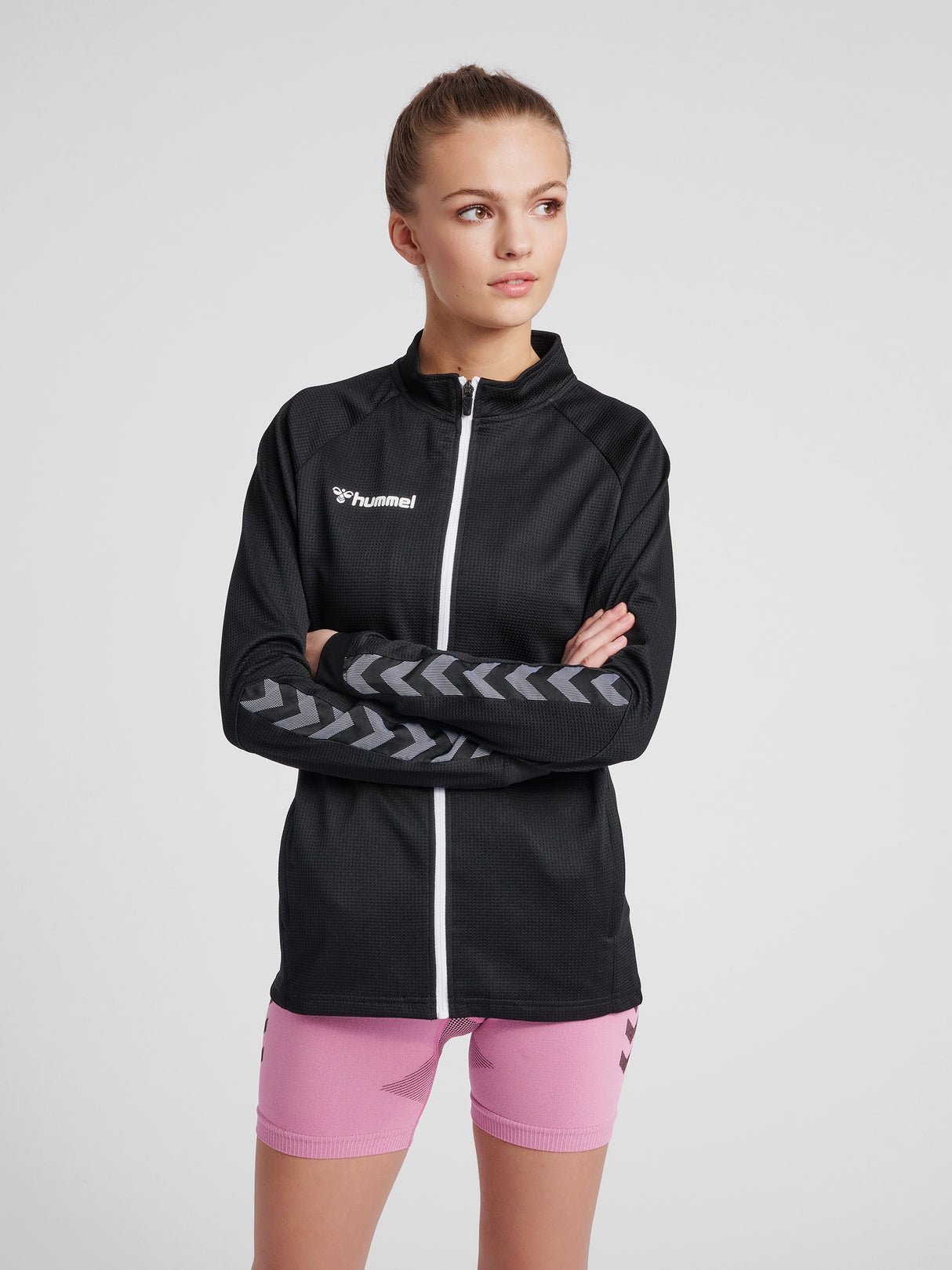 Hummel Women's Authentic Half Zip Sweatshirt Womens Apparel Sweatshirts & Fleece