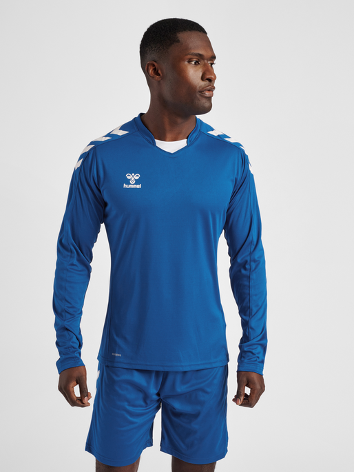 Hummel Men's Core XK Poly Long Sleeve Jersey Soccer Uniforms & Apparel All