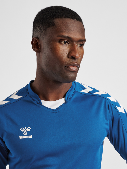 Hummel Men's Core XK Poly Long Sleeve Jersey Soccer Uniforms & Apparel All