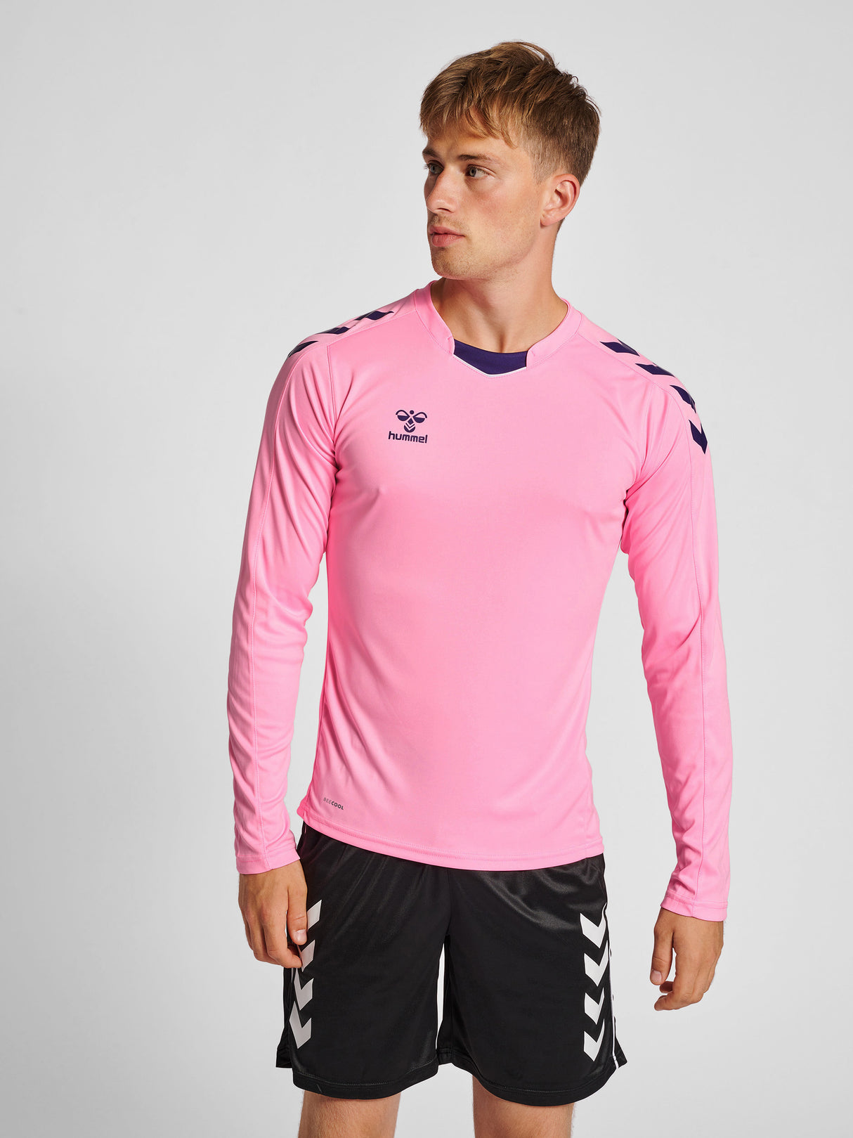 Hummel Men's Core XK Poly Long Sleeve Jersey Soccer Uniforms & Apparel All