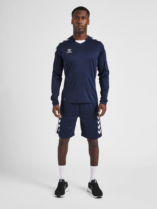 Hummel Men's Core XK Poly Long Sleeve Jersey Soccer Uniforms & Apparel All