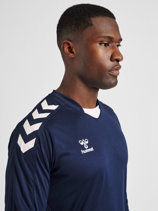 Hummel Men's Core XK Poly Long Sleeve Jersey Soccer Uniforms & Apparel All